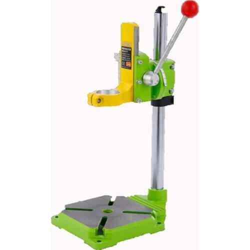 Precision electric drill bracket, variable bench drill, multi-function universal bracket, cast iron base and bead machine