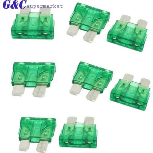 30 pieces of 32V 30A 30 AMP mini car truck truck SUV fuse green safety protection diy electronics