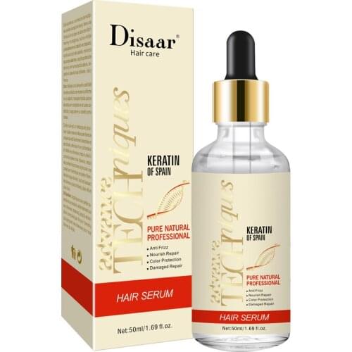 SNOW LADY DISAAR Natural Pure Keratin Spain Hair Serum Care Growth Essential Oil Essence Original Authentic 100% HairLoss Liquid