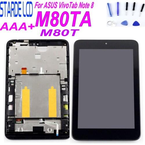STARDE Replacement LCD For Asus VivoTab Note 8 M80TA M80T LCD Display Touch Screen Digitizer Assembly Frame