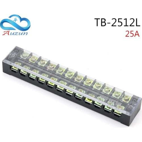 TB-2512L connection terminal splice discharge current 25A connection flame retardant wire connector 12P bit fixed