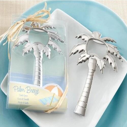 Tropical Summer Breeze Palm Tree Bottle Opener Wedding Party Favors Home Kitchen Tool LX3176