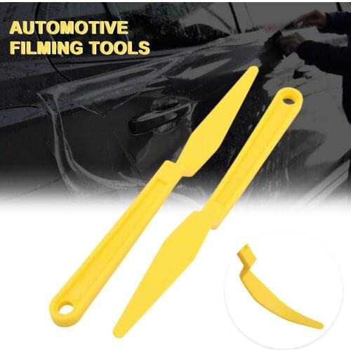 Carbon Fiber Vinyl Wrapping Tools Car Window Tint Squeegee Kit Plastic Scraper for Window Film Application Car Accessories