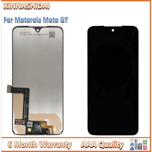 Tested LCD Display For Moto G7 LCD For Moto G7 PLUS LCD Display For Moto G7 G7 PLUS LCD Display Screen Touch Digitizer Assembly
