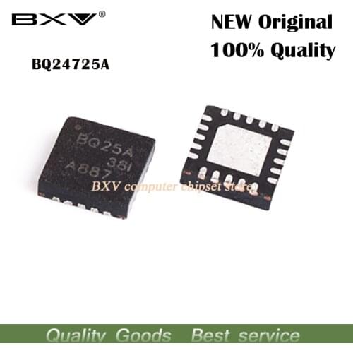 2pcs BQ24725ARGRR BQ24725A BQ725A BQ25A QFN-20 Battery management chip new original laptop chip free shipping