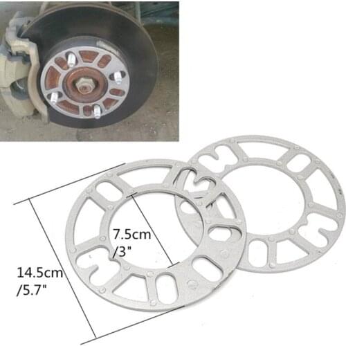 4PCS Universal Alloy Aluminum Wheel Spacer Shims Plate 3mm