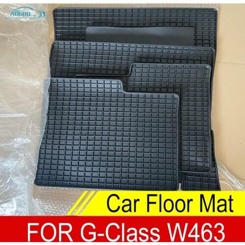 Car Floor Mats For G-Class W463 G65 G55 G63 G500 G550 G350 Custom Rubber Foot Pads Automobile Carpet Cover Interior Floorliner