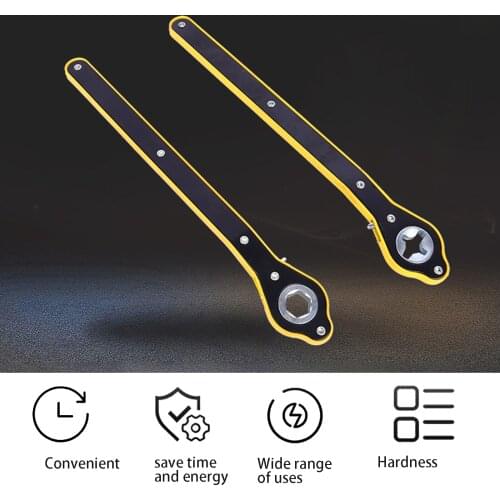 Automobile Labor-saving Jack Ratchet Wrench Scissor Jack Lifting Speed Handle Tool Jack Lug Handle Tool Tire Wheel Jack Wrench