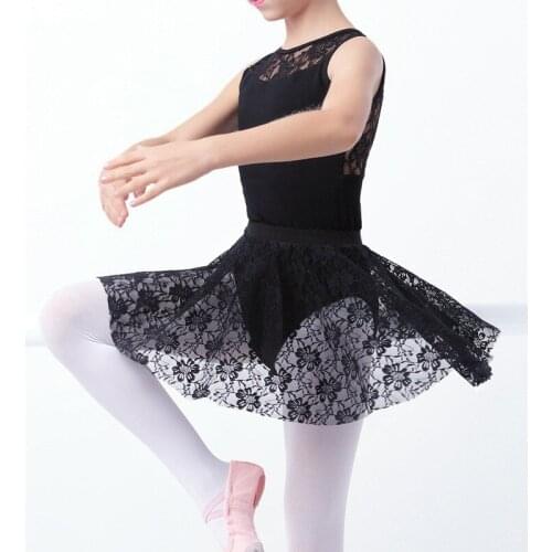 Ballet Dance Half-length Skirt Spring Summer Girls Chiffon Ballet Skirt Childrens Lace Performance Clothing Apron D021