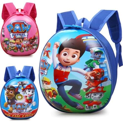 Paw Patrol Childrens School Backpack Anime Preschool Kindergarten Primary School Bag Canine Figures Student Student Stationery
