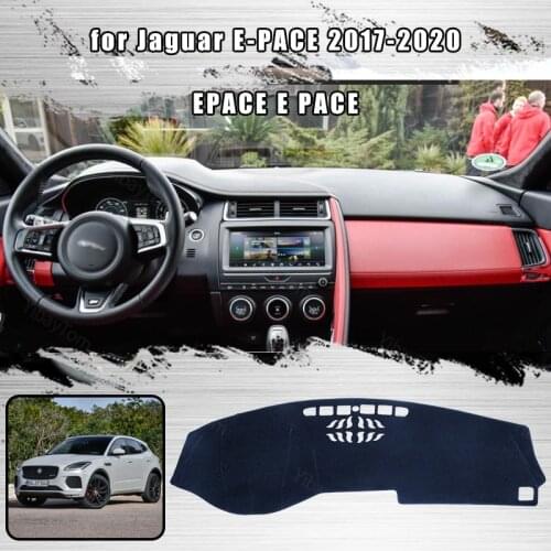 For Jaguar E-PACE 2017-2020 EPACE E PACE Console Dashboard Suede Mat Protector Sunshield Cover
