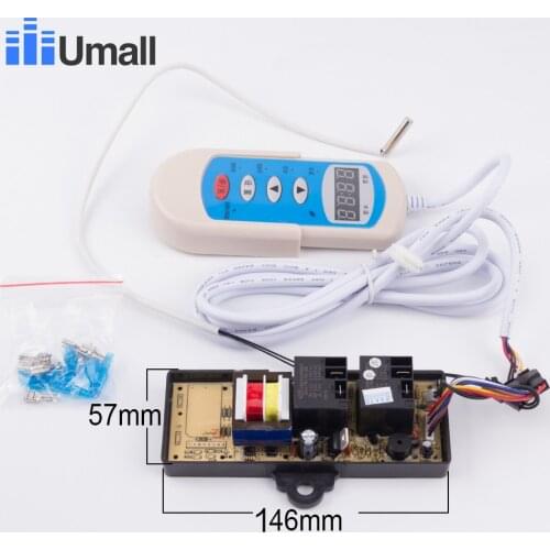 Electric water heater universal controller 4 buttons digital manual temperature computor plate Modified board 220v
