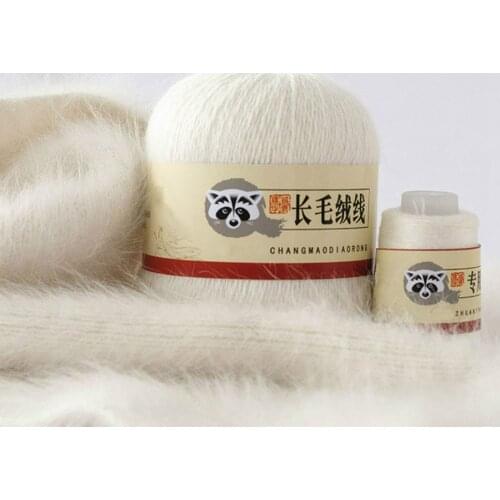 Hot sale 6pcs/set Long Plush Mink Cashmere Yarn Hand-Knitting Thread For Woman Cardigan Scarf Suitable пряжа