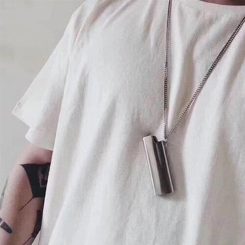 Creative Lighter Shell Necklace Pendant Hip Hop Jewelry Lighter Case Pendant Necklace 76 Cm Long Chain Hip Hop Necklace Jewelry