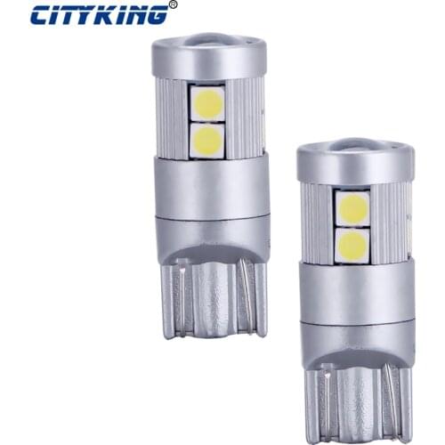 10pcs New led W5W t10 9w 194 Dome Reading Lamp High Quality LED canbus Clearance Lights T10 9 SMD 3030 Reversing Lamp 12-24V