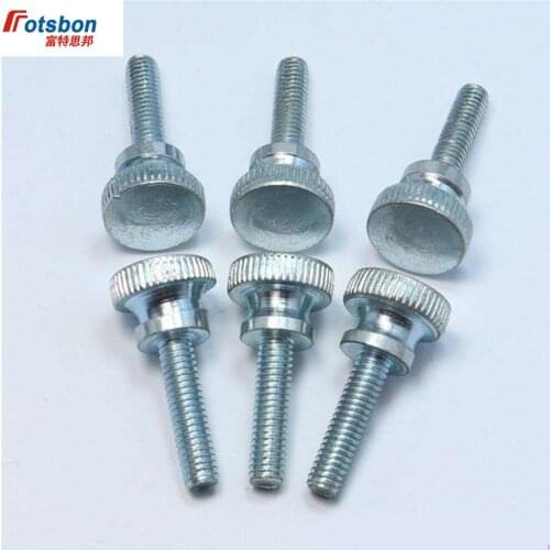 M5 Knurled Thumb Screw With Collar With Knurling Screws Manual Adjustment Screws Bolt Knukles Tornillos Parafuso Tornillo DIN464