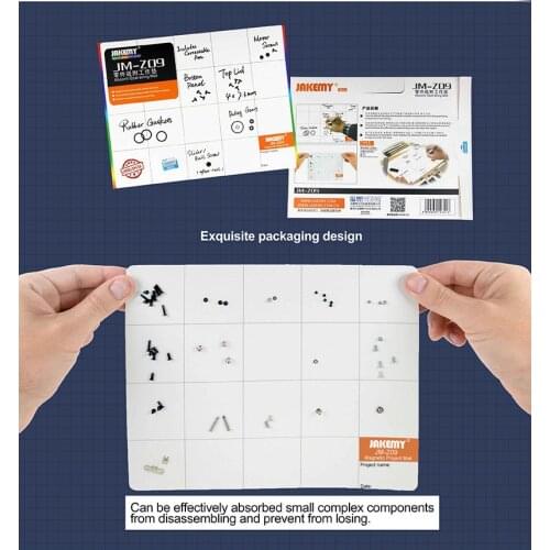 Magnetic Design Working Pad Mat Repair Tool Screw Sort Mat For Repairing Phone For iphone samsung Electronic Disassemble