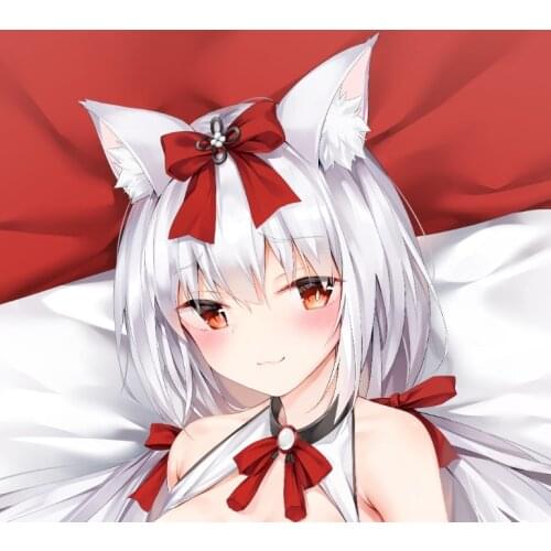 Game Azur Lane IJN Yukikaze Cosplay Dakimakura 2WAY Hugging Body Pillow Case Japanese Anime Otaku Pillow Cushion Cover Gifts