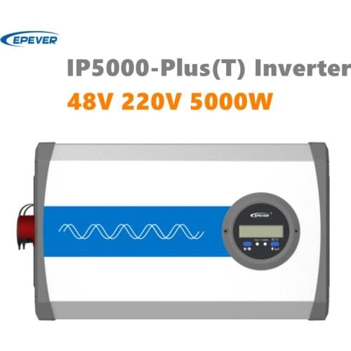New Epever Solar High Frequency Sine Wave Inverter IPower-Plus 5000W 48VDC 220VAC Off-Grid Inverter Terminal for Solar System