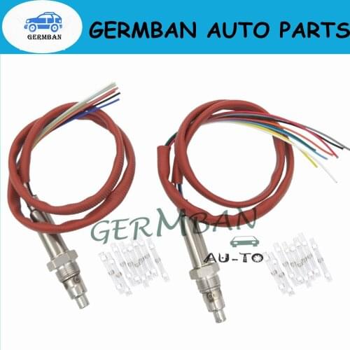 New Manufactured 2PCS 8-wire Nox Sensor Probe For BMW 328d 535d xDrive X5 Part No# 13628589844 13628589846