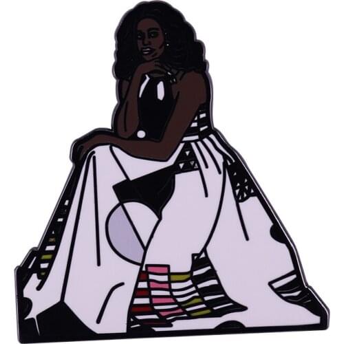 Michelle Obama Official Portrait Lapel Pin Ladies and Gentlemen, the First Lady of the United States