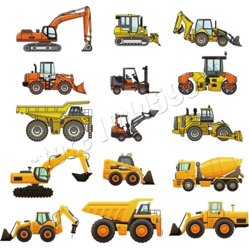 Wholesale Car Set Patch New Design Badges Washable Heat Transfer Diy Accessory Transfers For Clothing