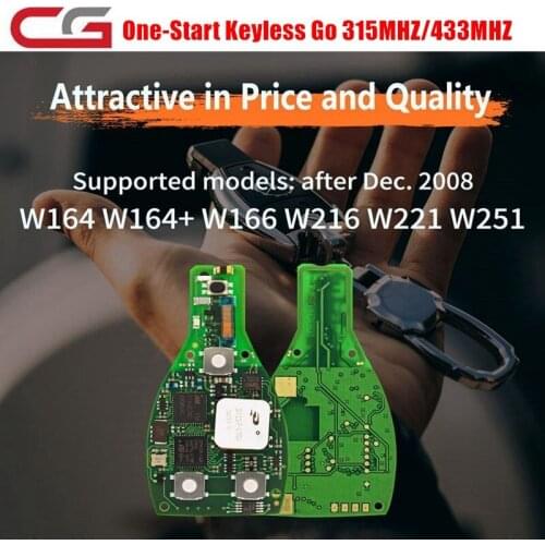 Original CGDI CG MB FBS3 Smart KeylessGo 315MHZ 433MHZ For Mercedes for W164 W166 W216 W221 W251 for MB FBS3 One-Key Start