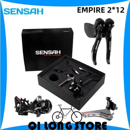 SENSAH EMPIRE PRO 2x12 Speed Road Bike Shifter Lever Rear Derailleur KMC Chain Cassette Flywheel Bicycle Groupset for 5800 R7000