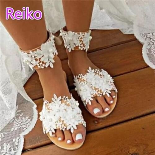 Sandals and slippers, wear 2021 new summer mid-heel fashion pearl fairy style ins tide with skirt female slippers