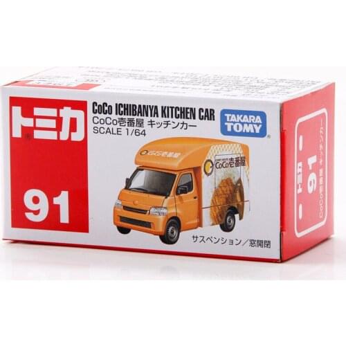 Takara Tomy Tomica 1/64 CoCo Ichibanya Kitchen Car Metal Diecast Vehicle Model NO#91