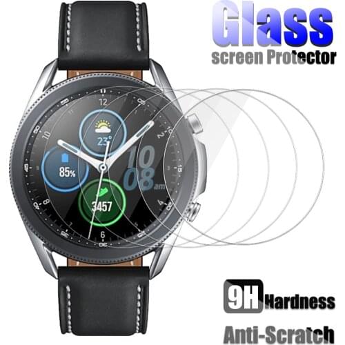 Tempered Glass Screen Protector For Samsung Galaxy Watch 3 41mm 45mm 42mm 46mm Gear S3 Frontier / Classic S2 Sports