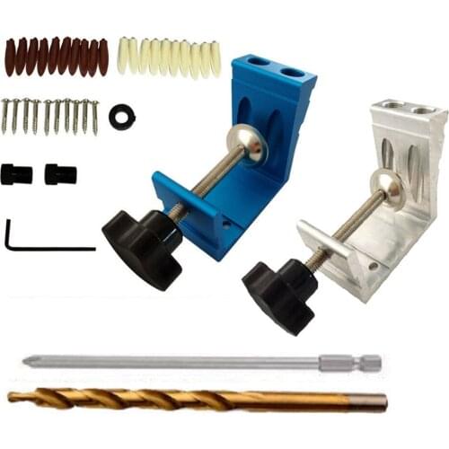 1Pcs Woodworking Oblique Hole Locator Jig Kit Drill Guide Set Hole Puncher DIY Carpentry Tools Drill Bits