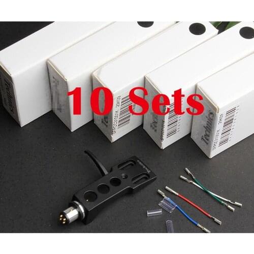10 SETS/lot Turntable Headshell 4 Pin Contacts For Technics For Other Turntables Fit Phono Turntables Headshells