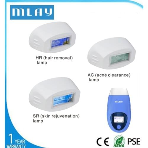 MLAY T3 Depilator Accessories Quartz Lamps with 500000 Shots hair removal acne clearance skin rejuvennation