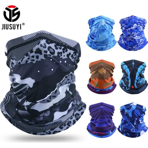 Printed Bandanas Neck Gaiter Half Mask Face Cover Thin Breathable Magic Neckerchief Snood Tube Scarf Headband Summer Men Women