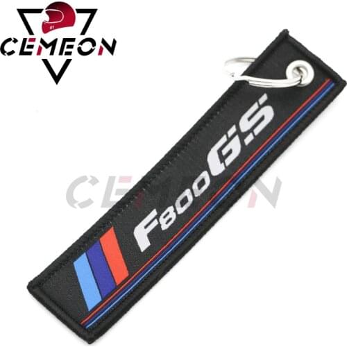 Motorcycle key pendant F900R F700GS F800R F850GS NINET F800GS G310R C650GT Bicycle backpack embroidered keychain key ring