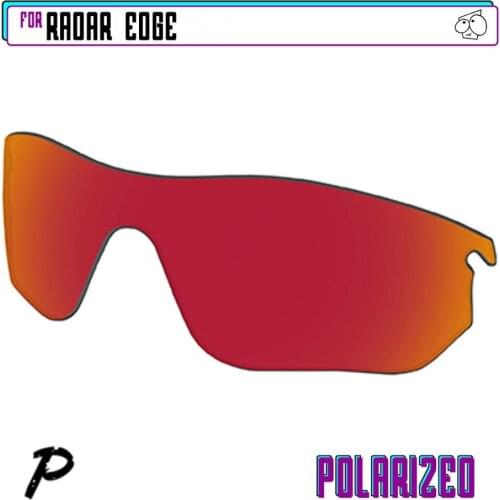 EZReplace Polarized Replacement Lenses for - Oakley Radar Edge Sunglasses - Red P