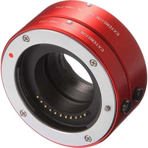 FOTGA Metal Auto Focus Macro Extension Tube 10mm+16mm Set for Micro Four Thirds MFT M4/3 Mount GH1/2/3 GH4 GH5 GH5s E-PM1 E-PM2