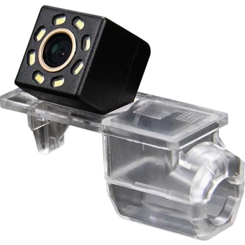 Misayaee Car Rear View Reverse Parking Camera Golden 8 LED for FOR D kuga/Escape 2013 2015 2017 2018 MK2 Night Vision Waterpro