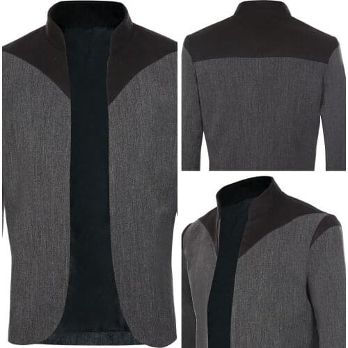 Star Cosplay Trek Picard Cosplay Costume Adult jacket Coat Suit Halloween Carnival Costumes