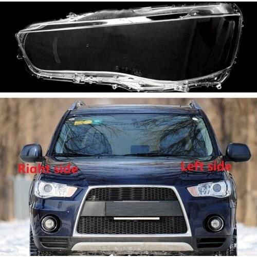 Car headlampshade For Mitsubishi Outlander EX 2010-2011 High quality head lampshade High transparent lamp housing