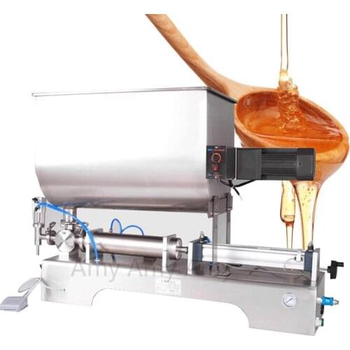 Single Head desktop filling machine U type paste filling machine quantitative liquids filler machine