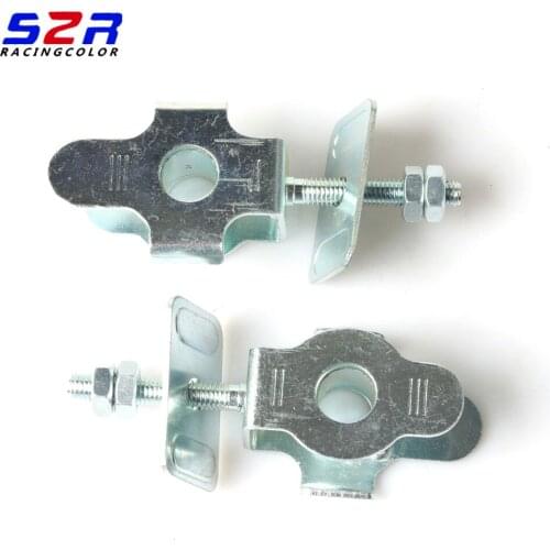 Motorcycle Chain Puller Plate Nut Hexagon for Yamaha FZ16 FZ 16 YS150 Rear Wheel Chain Sprocket Tensioner Adjuster Tool