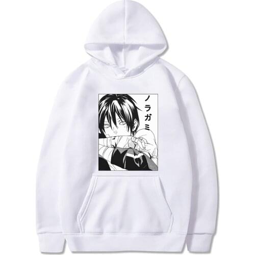 Noragami Hoodies Funny Sweatshirt Streetswear Japanese Anime Tops Pullover
