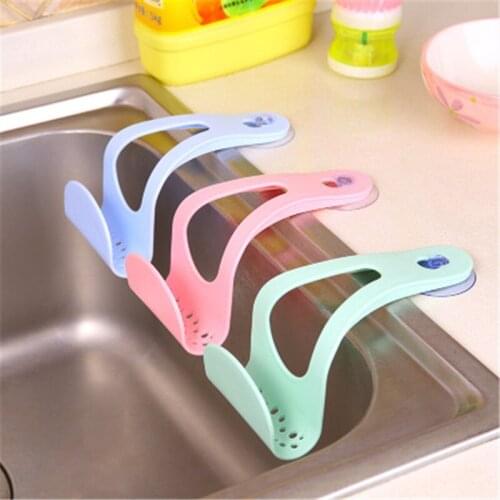 Sink Shelf Soap Sponge Drain Rack Bathroom Holder Kitchen Storage Suction Cup Kitchen Organizer Sink Kitchen Accessories Wash
