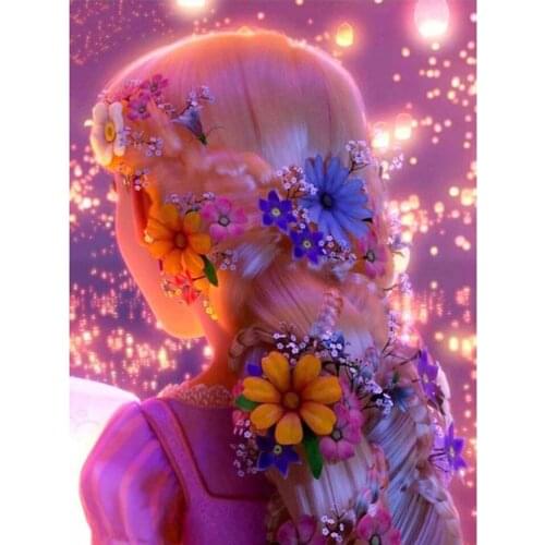 Full Square/Round DIY Diamond Embroidery Cartoon girl 5D Diamond Painting Rhinestone Mosaic Decor