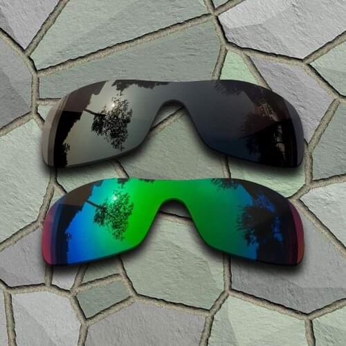 Grey Black&Jade Green Sunglasses Polarized Replacement Lenses for Oakley Antix
