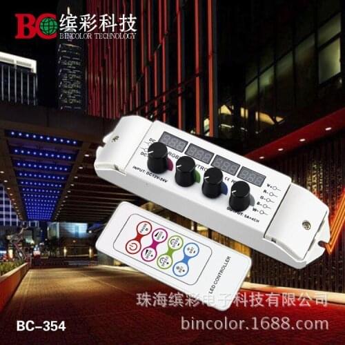 Led RGBW RGB Controller, 8 key wireless RF Remote magic color controler for led strip / lights, mixing controller DC12-24V
