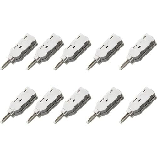 Retail 10Pcs 110 Test Head Rj11 Voice Connector Mdf Check Phone Voice For Krone Module Telecom Patch Panel