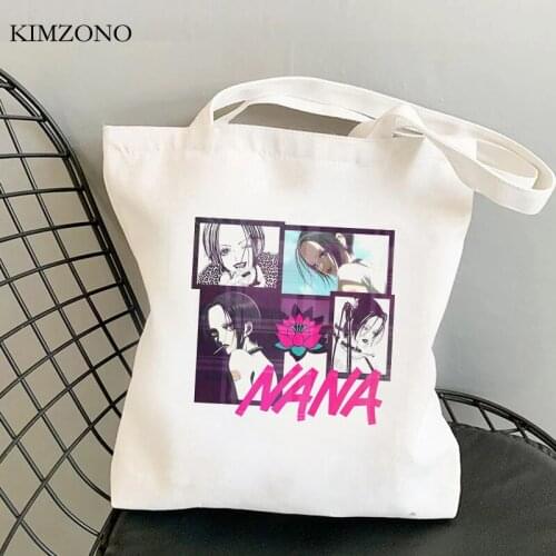 Nana Osaki shopping bag cotton shopper bolsas de tela jute bag bolsa reusable bag reusable jute cloth fabric cabas